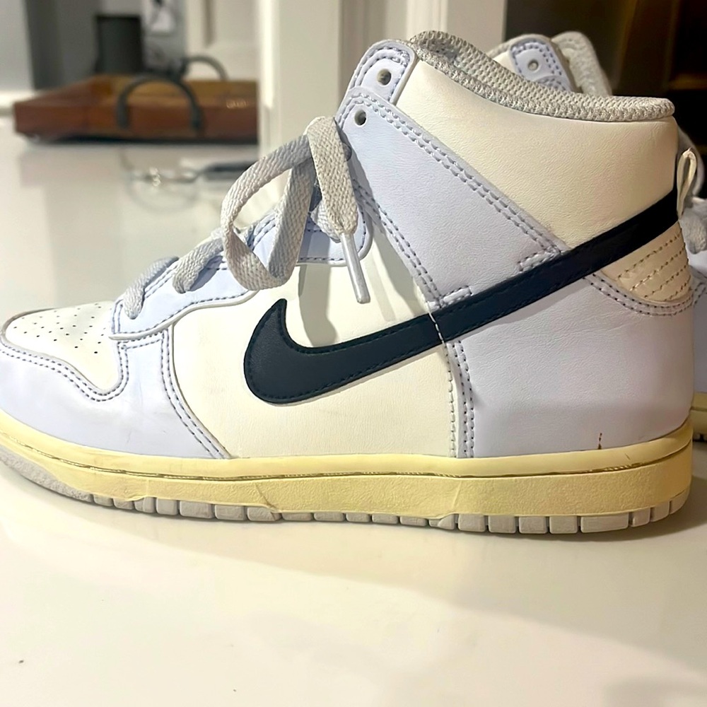 Nike Shoes | Nike Dunk High Ps
'Football Grey Black' Shoes Size 1.5